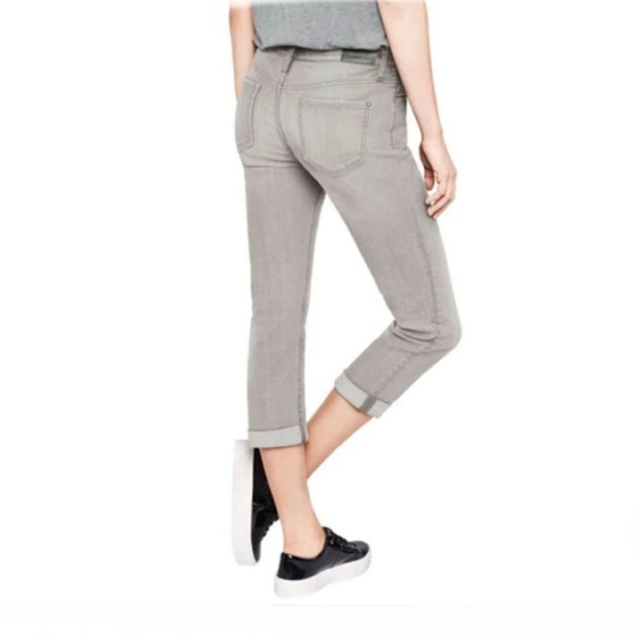 DKNY SOHO SKINNY CROP JEAN MID RISE SKINNY - WASHED GREY SIZE 8 (NEW WITH TAGS) - Picture 2 of 2